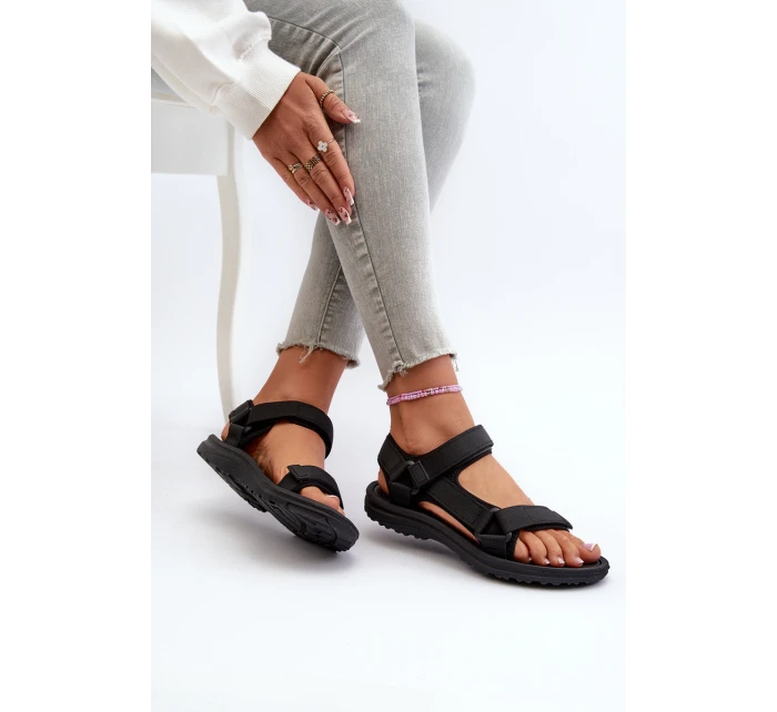 Lehké Sportovní Dámské Sandály Černé model 21662079 - EVENTO