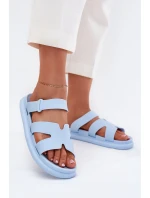 Dámské Gumové Pantofle S Páskem Modré Tavirae Dámské Gumové Pantofle S Páskem Modré Tavirae