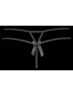 Tanga Plus Size V-8738 černá - Axami