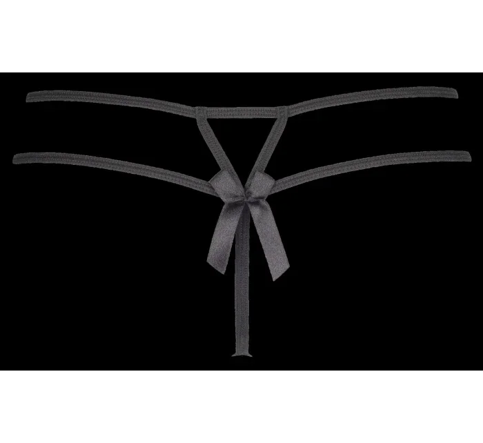 Tanga Plus Size V-8738 černá - Axami