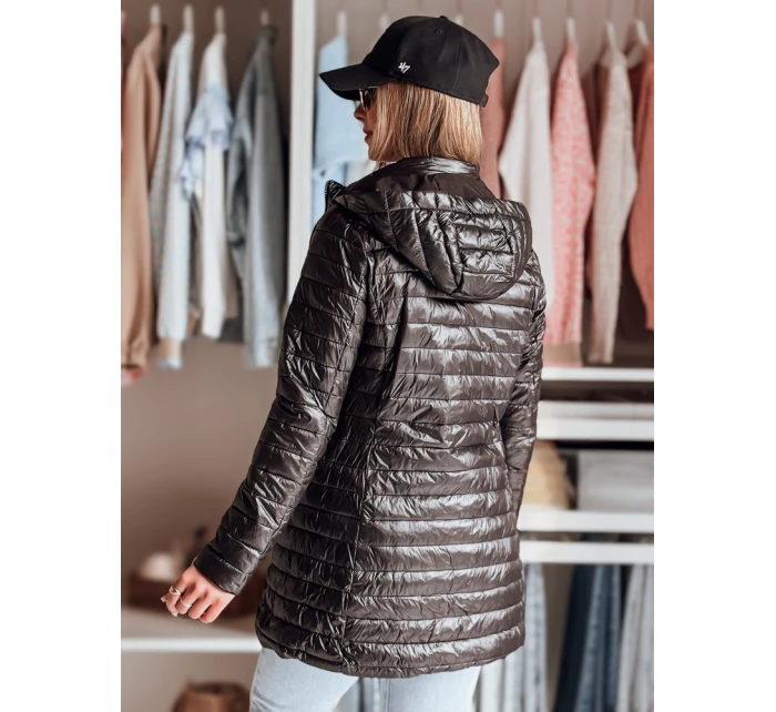 Dámská oboustranná přechodná bunda MOTOROMI černá FashionStreet TY4848