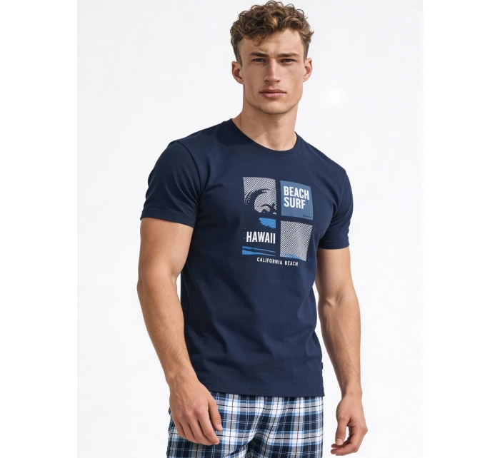 Piżama Cornette F&Y 551/56 Hawaii kr/r 164-188