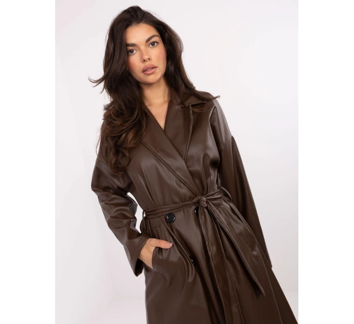 Płaszcz IT PL model 21334871 ciemny brązowy - FPrice