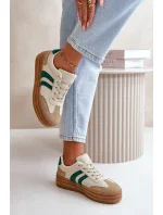 Dámské Tenisky Na Platformě Béžovo-Zelené Nesonice Dámské Tenisky Na Platformě Béžovo-Zelené Nesonice