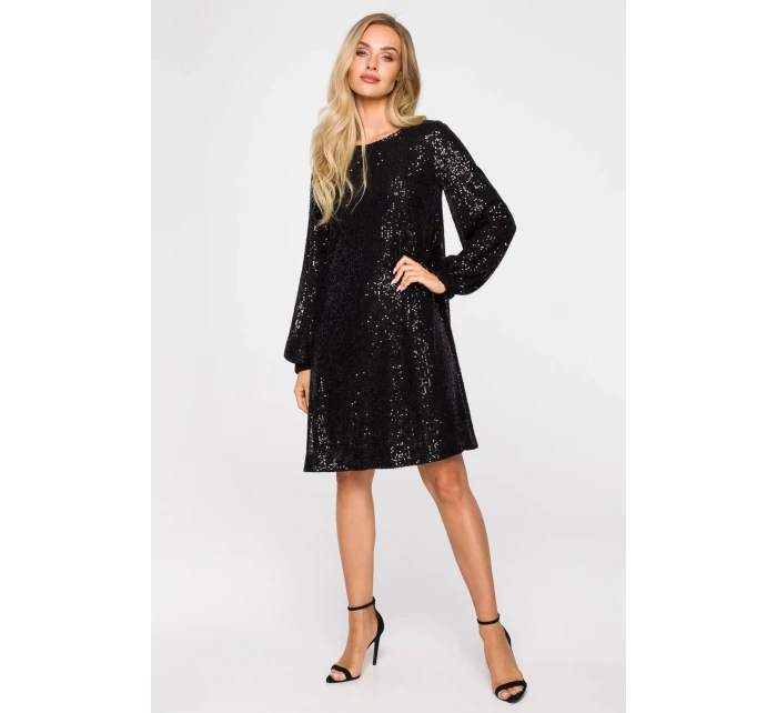 Dámské šaty model 19022106 černé Made Of Emotion - Moe