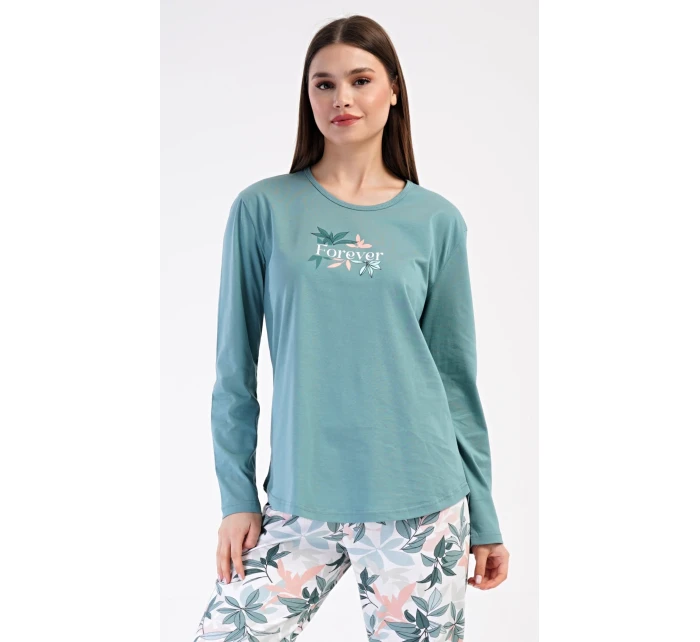 Dámské pyžamo dlouhé model 21154956 - Vienetta Dámské pyžamo dlouhé model 21154956 - Vienetta