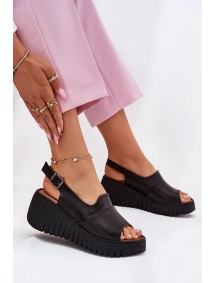 Bota na klínech model 215339 Step in style Bota na klínech model 215339 Step in style