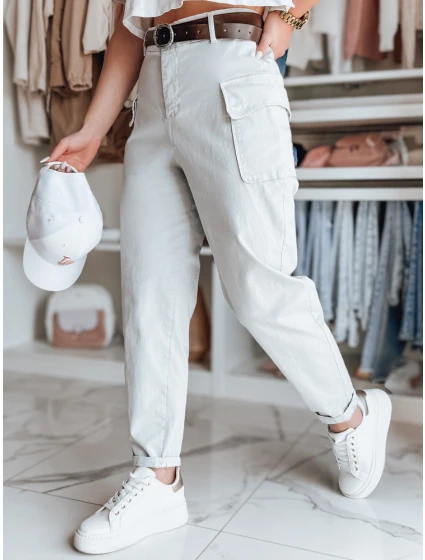 Dámské pytlovité kalhoty GOTRENDI světle šedé FashionStreet UY2529