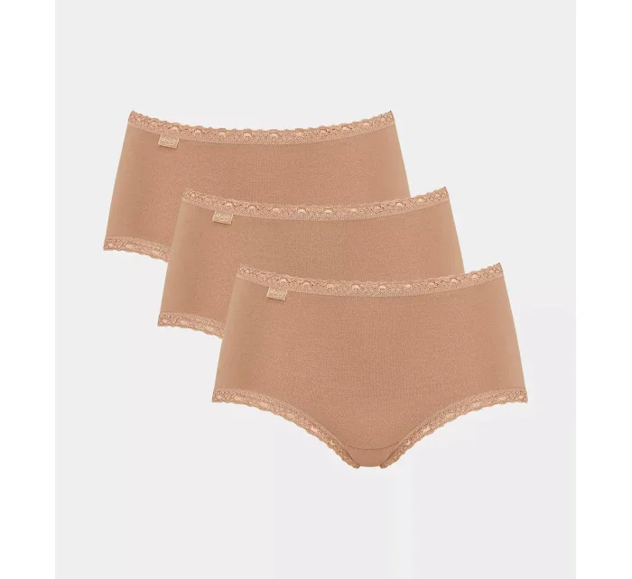 Dámské kalhotky 24/7 Cotton Lace Midi C3P - BRUSH - tělové 6239 - SLOGGI Dámské kalhotky 24/7 Cotton Lace Midi C3P - BRUSH - tělové 6239 - SLOGGI