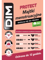 Menstruační noční kalhotky s krajkou DIM MENSTRUAL LACE SLIP - DIM - černá