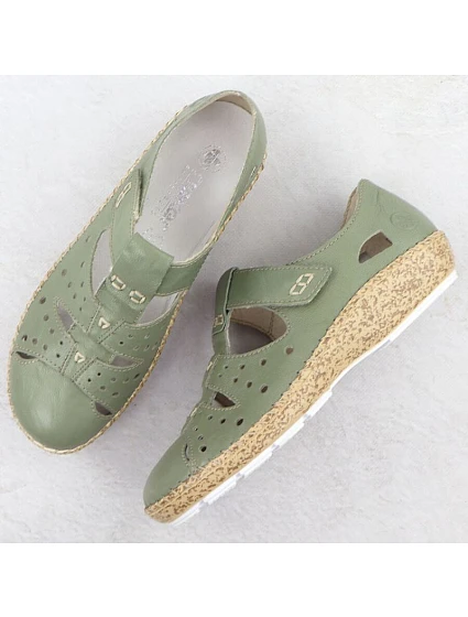 damskie na  zielone model 22033791 - Rieker