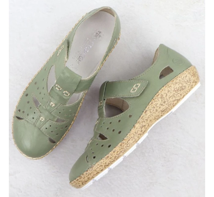 damskie na  zielone model 22033791 - Rieker