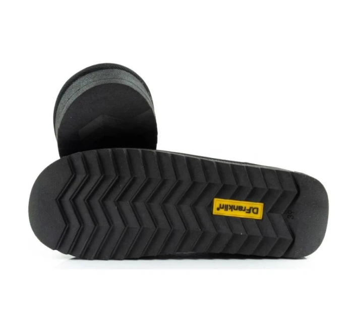 D.Franklin sněhule dámské zimní módní kožešina zateplené kotníkové boty dámské