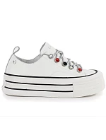 Dámské kožené tenisky na white model 22081668 - Hikvision Dámské kožené tenisky na white model 22081668 - Hikvision