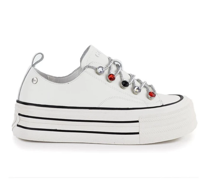 Dámské kožené tenisky na white model 22081668 - Hikvision Dámské kožené tenisky na white model 22081668 - Hikvision