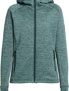 Hoodie Zip Women Dámská mikina s kapucí green model 22470634 - Tenson