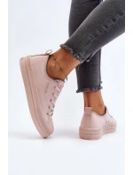 Dámské Tenisky Big Star model 21649514 Růžové - Big Star Shoes Dámské Tenisky Big Star model 21649514 Růžové - Big Star Shoes