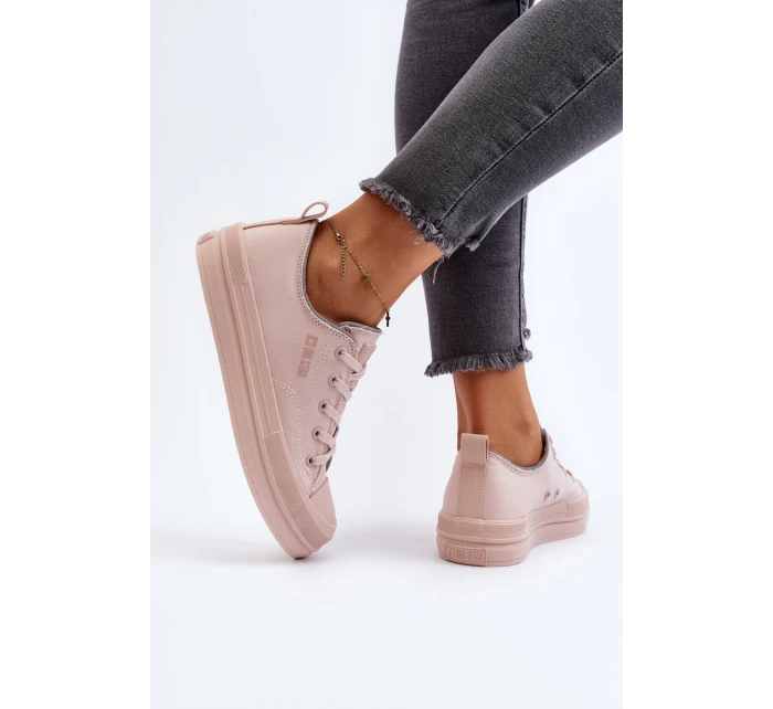Dámské Tenisky Big Star model 21649514 Růžové - Big Star Shoes Dámské Tenisky Big Star model 21649514 Růžové - Big Star Shoes