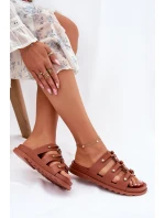 Dámské Pantofle S Pásky Camel Pasiriela Dámské Pantofle S Pásky Camel Pasiriela