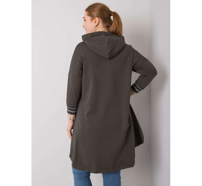 Dámská mikina RV BL 6849.63P tmavá khaki