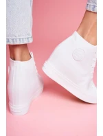 Dámské tenisky na klínku Big Star - bílé Dámské tenisky na klínku Big Star - bílé