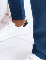 Tmavě modré pánské ležérní kalhoty Dstreet UX4009
