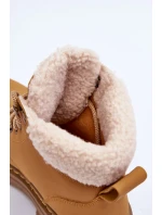 Dámské kožené trapery Hnědé Jette Dámské kožené trapery Hnědé Jette