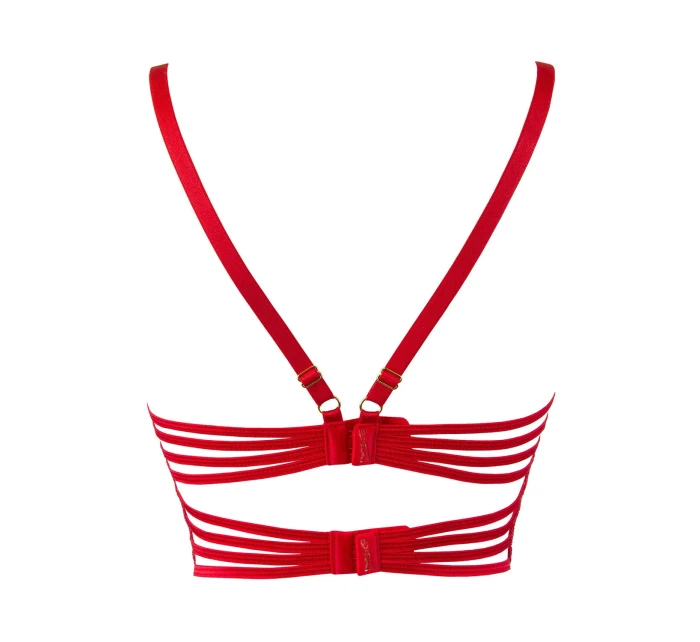 Dámská podprsenka / polokorzet V-9581 Červená - Axami Dámská podprsenka / polokorzet V-9581 Červená - Axami