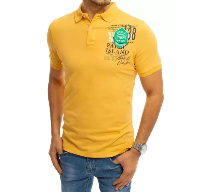 Polokošile s potiskem žlutá FashionStreet PX0372