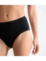 Dámské kalhotky GO Daily Cotton Midi 3P - BLACK - černé 0004 - SLOGGI Dámské kalhotky GO Daily Cotton Midi 3P - BLACK - černé 0004 - SLOGGI