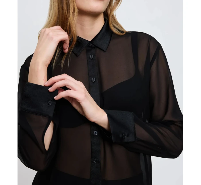 A Weekend to model 21295122 Shirt BLACK BLACK - Triumph A Weekend to model 21295122 Shirt BLACK BLACK - Triumph