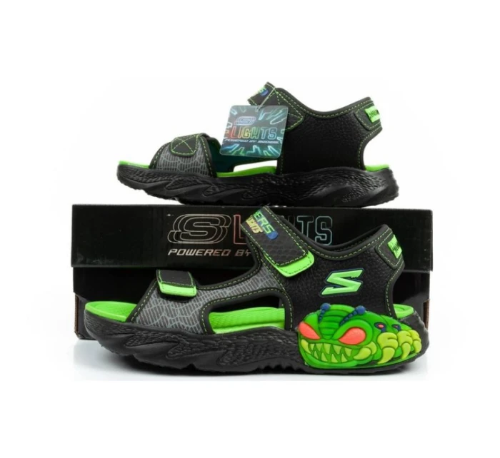 Sandály Skechers Jr 400614L/BKLM