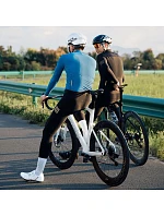 model 22114179 dlouhé fleecové cyklistické kalhoty se šlemi Velikost S černé - Rockbros