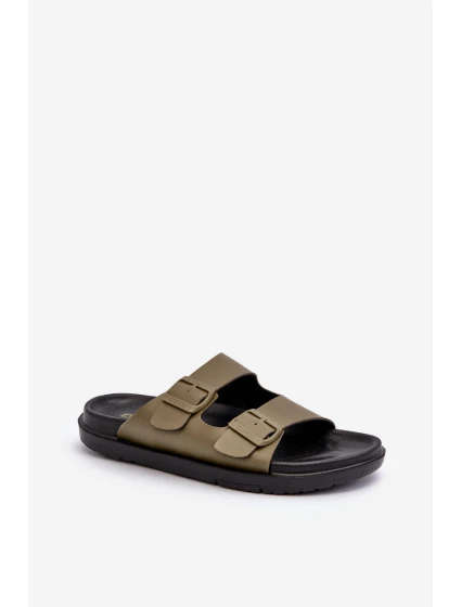 Lehké Pěnové Sandály Mužské Big Star model 21660738 Tmavě Zelené - Big Star Shoes