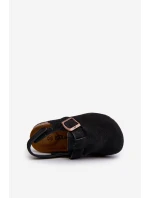 Dětské Černé Sandály Na Platformě Z Korku Vulagia Dětské Černé Sandály Na Platformě Z Korku Vulagia