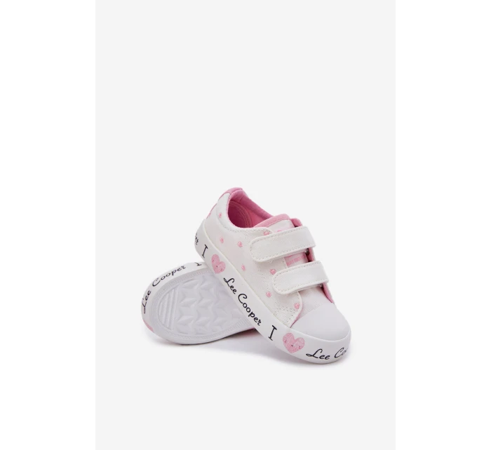 Dívčí Tenisky Na Suchý Zip model 21693985 Bílé - Lee Cooper