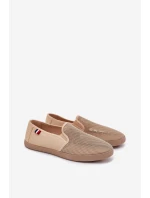 Pánské Děrované Tenisky Béžové Koboru Pánské Děrované Tenisky Béžové Koboru