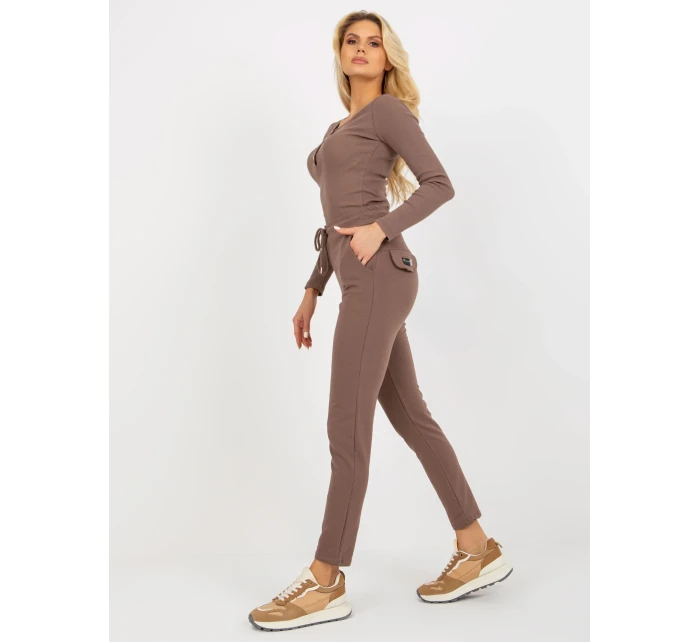 Tepláky RV DR 8369.89P hnědá Tepláky RV DR 8369.89P hnědá