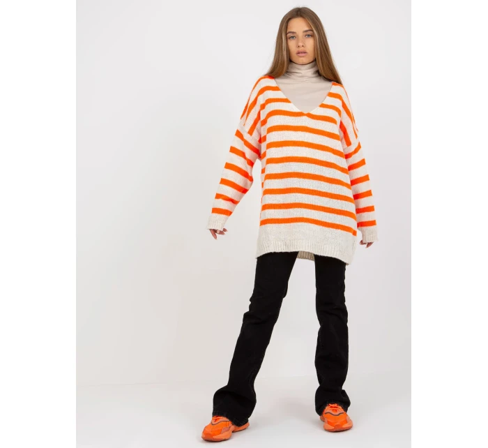 Dámský svetr TW SW BI M59 oranžový