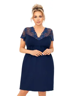 Noční košile Livia Plus Dark Blue - Donna