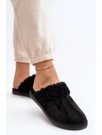 Inblu Dámské zateplené pantofle EK000010 Černé