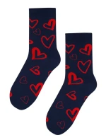 PERFECT MAN-CASUAL Valentýnské vzorované ponožky