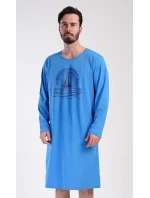 Pánská noční košile s dlouhým rukávem Jachting Pánská noční košile s dlouhým rukávem Jachting