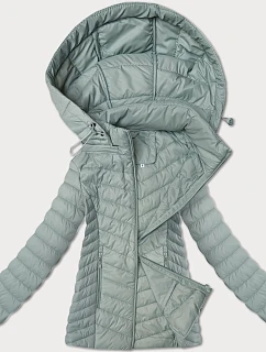 Dámská lehká bunda s odepínací kapucí J Style mint (16M9230-156)