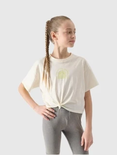 Dívčí top s potiskem 4F 4FJWSS25TTSHF1872-11S