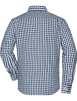 Daiber JN 617 Popelínová kostkovaná košile s dl. rukávem 02.0617 navy/white Daiber JN 617 Popelínová kostkovaná košile s dl. rukávem 02.0617 navy/white