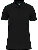WK WK 271 Dámské pracovní piqué polo "Day-to-Day" 20.W271 black/kelly green WK WK 271 Dámské pracovní piqué polo "Day-to-Day" 20.W271 black/kelly green