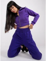 Tepláky RV DR 7460.11 tmavě fialová