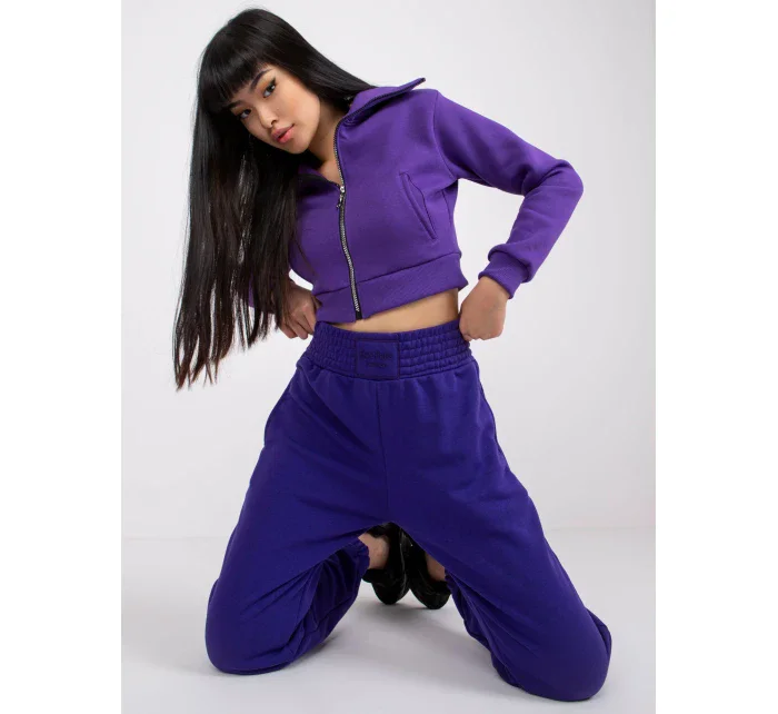 Tepláky RV DR 7460.11 tmavě fialová