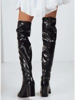 Dámské kozačky nad kolena černé model 21993730 - Dstreet